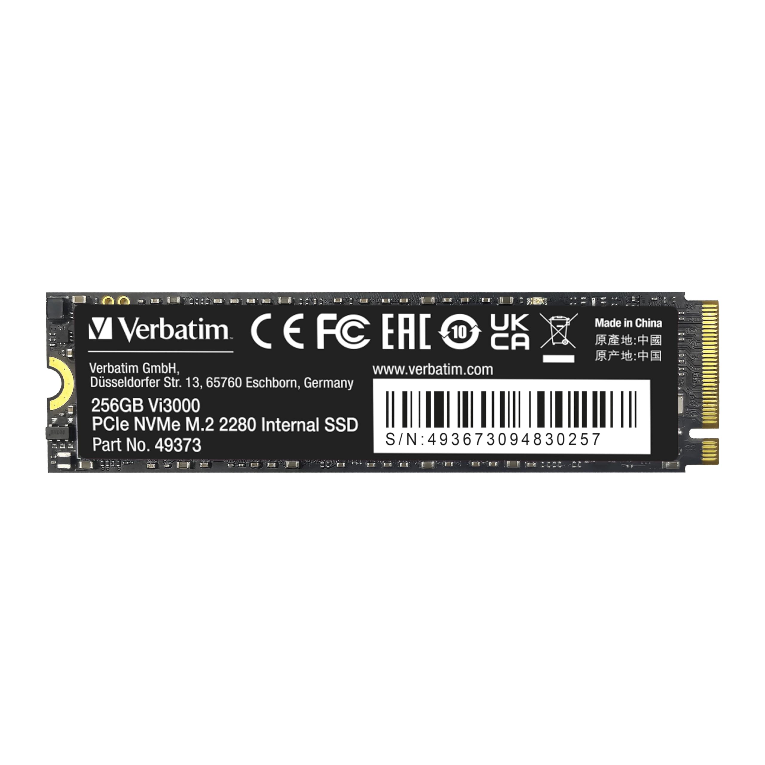 Amazon | Verbatim バーベイタム NVMe PCIe Gen3.0x4 PCIe3.0 Vi3000